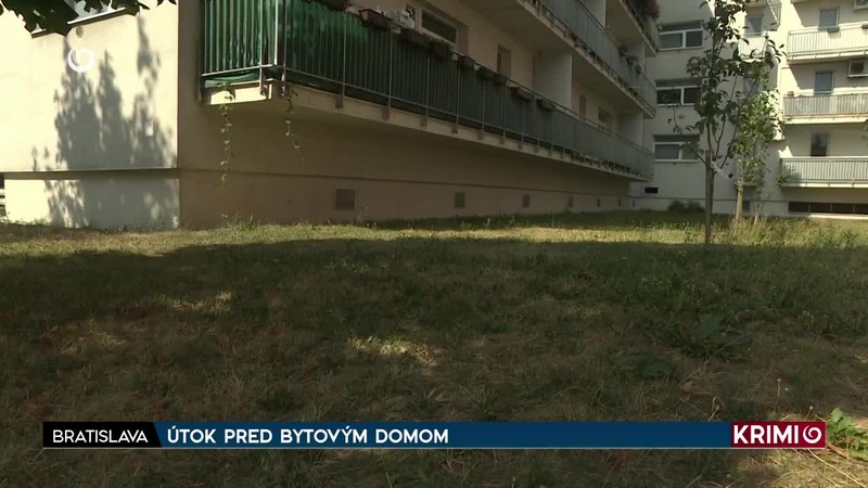 ÚTOK PRED BYTOVÝM DOMOM