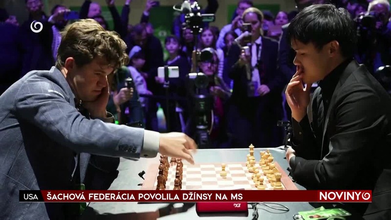ŠACHOVÁ FEDERÁCIA POVOLILA DŽÍNSY NA MS