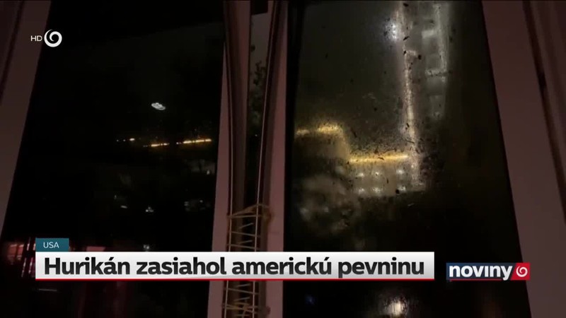Hurikán zasiahol americkú pevninu