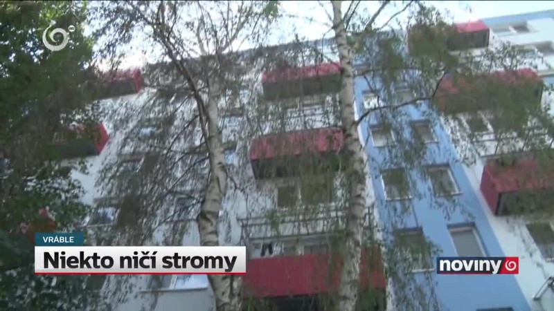 Niekto ničí stromy