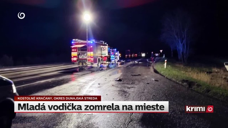 Mladá vodička zomrela na mieste
