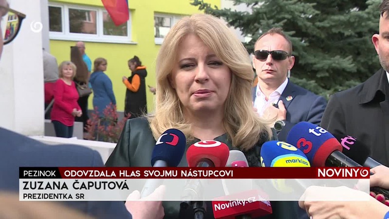 ODOVZDALA HLAS SVOJMU NÁSTUPCOVI