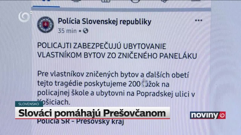 Slováci pomáhajú Prešovčanom