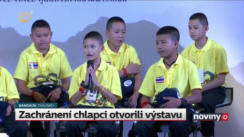 Zachránení chlapci otvorili výstavu