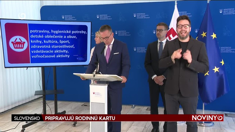 PRIPRAVUJÚ RODINNÚ KARTU
