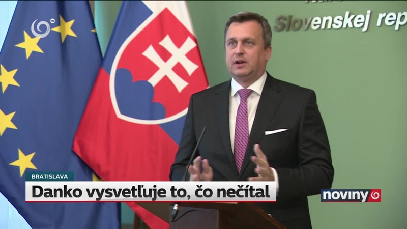 Danko vysvetľuje to, čo nečítal