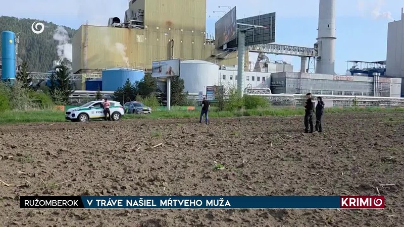 V TRÁVE NAŠIEL MŔTVEHO MUŽ