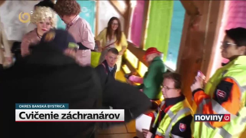 Cvičenie záchranárov