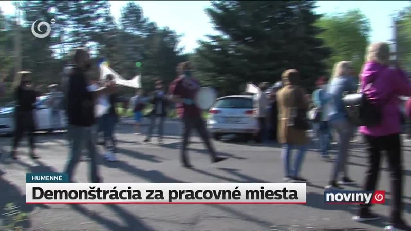 Demonštrácia za pracovné miesta