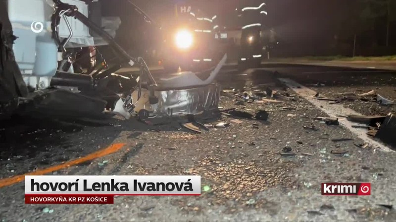 Čelná zrážka na štvorprúdovke