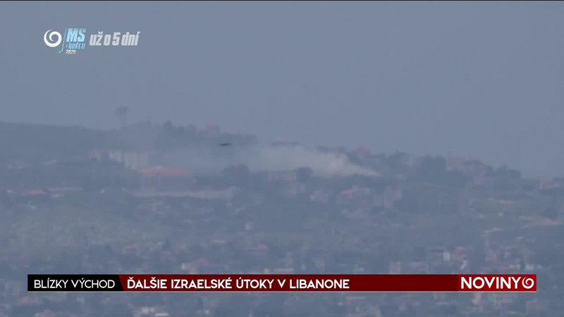 ĎALŠIE IZRAELSKÉ ÚTOKY V LIBANONE