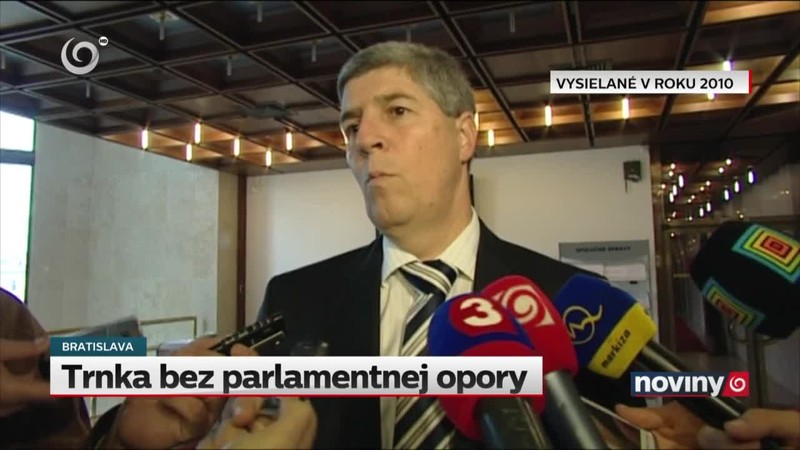 Trnka bez parlamentnej opory