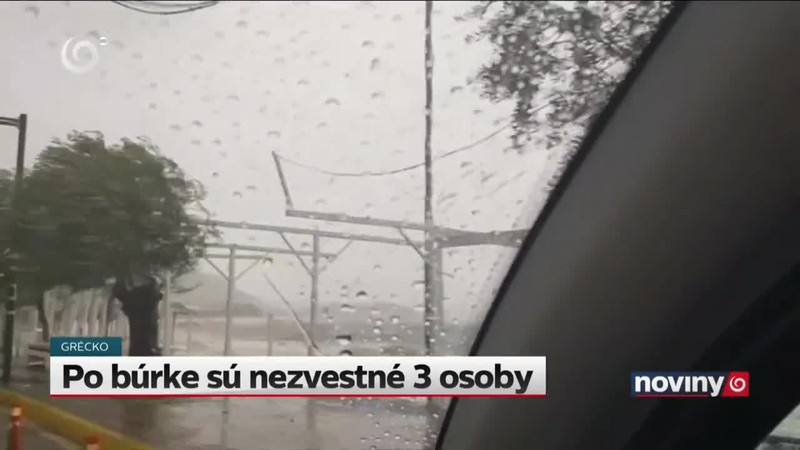Po búrke sú nezvestné 3 osoby