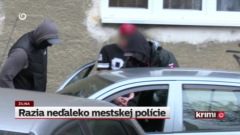Razia neďaleko mestskej polície