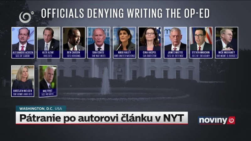 Pátranie po autorovi článku v NYT