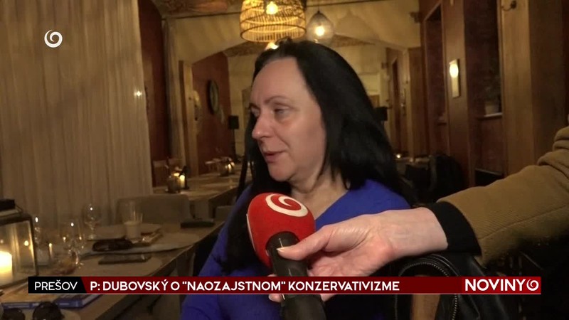 P: DUBOVSKÝ O "NAOZAJSTNOM" KONZERVATIVIZME