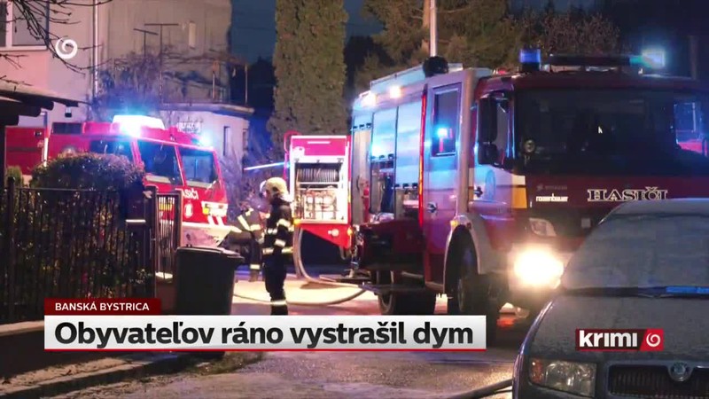 Obyvateľov ráno vystrašil dym