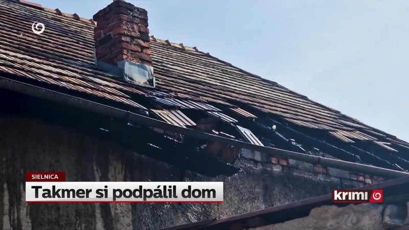 Takmer si podpálil dom