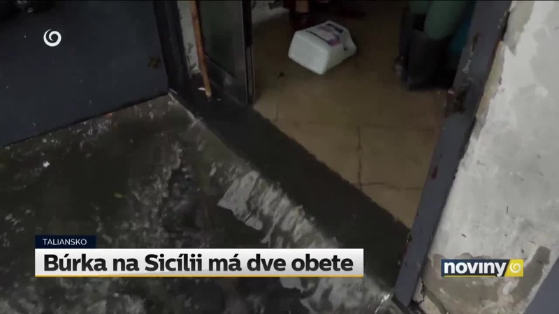 Búrka na Sicílii má dve obete