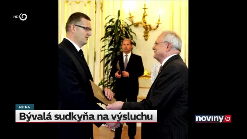 Bývalá sudkyňa na výsluchu