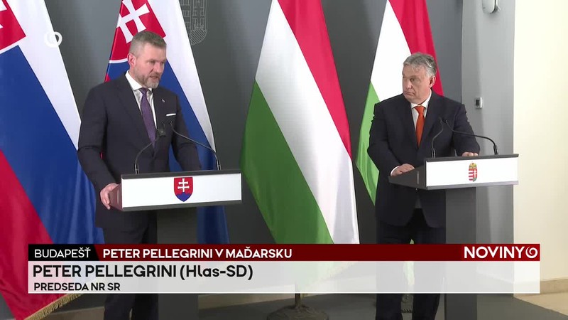 PETER PELLEGRINI V MAĎARSKU