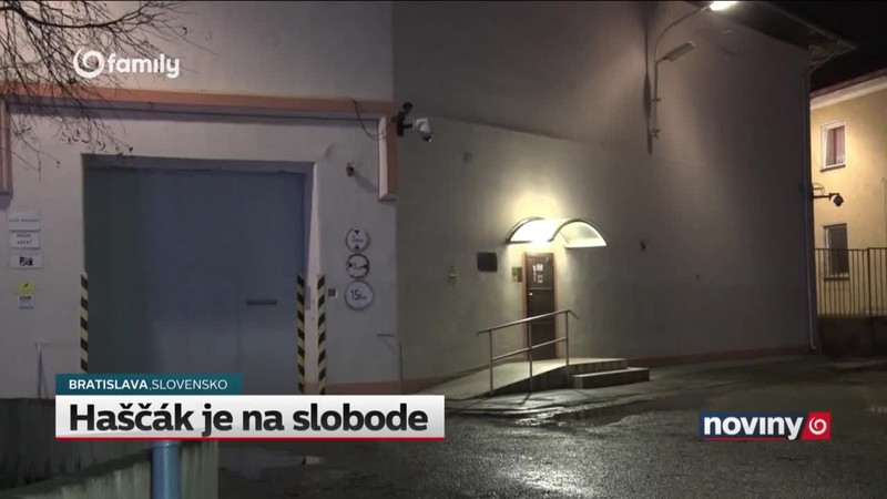 Haščák je na slobode
