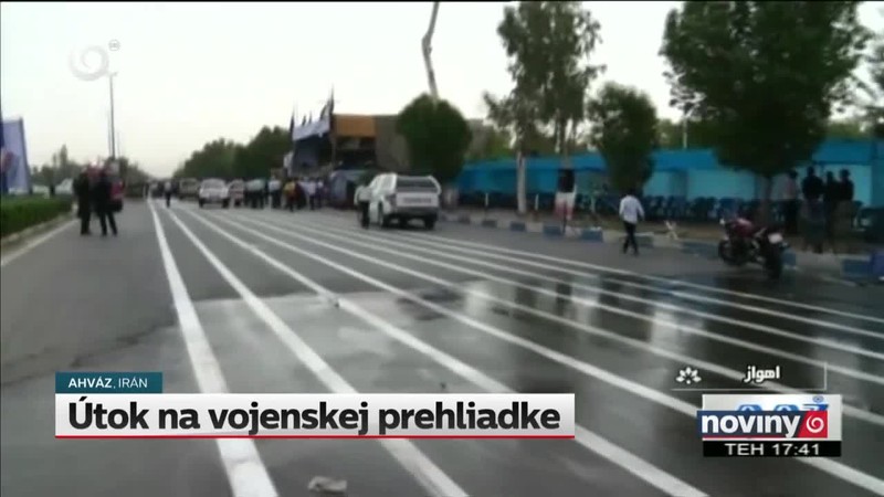 Útok na vojenskej prehliadke