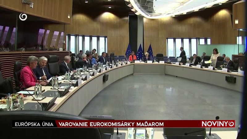 VAROVANIE EUROKOMISÁRKY MAĎAROM