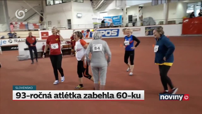 93-ročná atlétka zabehla 60-ku