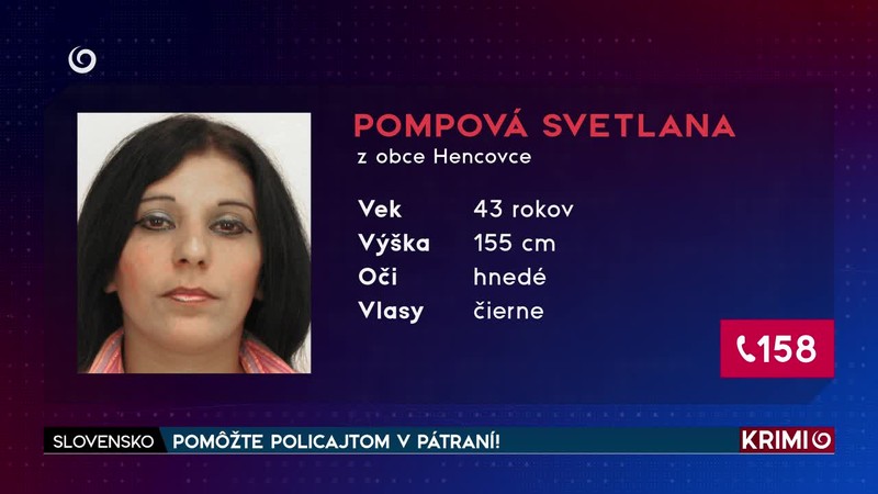 POMÔŽTE POLICAJTOM V PÁTRANÍ!