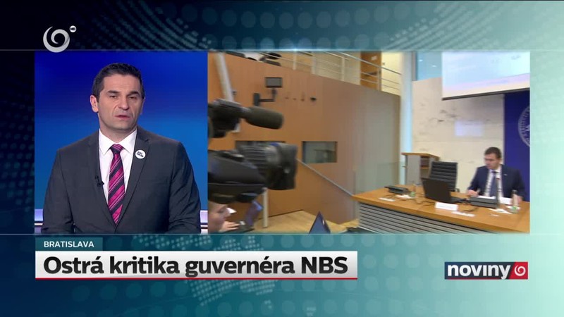 Ostrá kritika guvernéra NBS