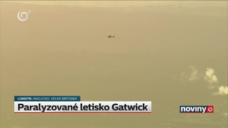 Paralyzované letisko Gatwick