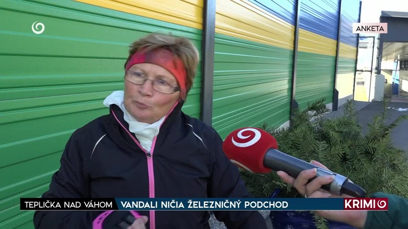 VANDALI NIČIA ŽELEZNIČNÝ PODCHOD