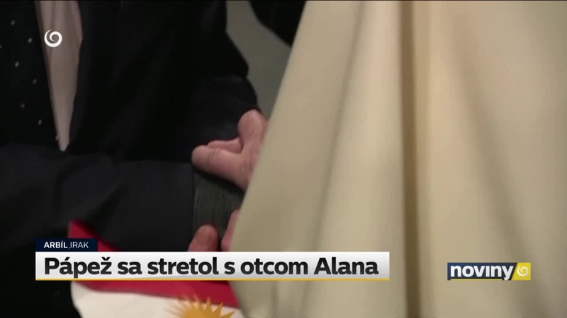 Pápež sa stretol s otcom Alana