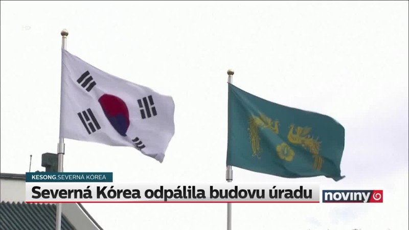 Severná Kórea odpálila budovu úradu