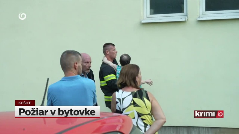 Požiar v bytovke