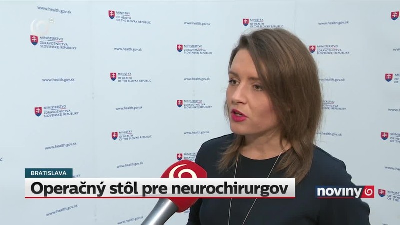 Operačný stôl pre neurochirurgov