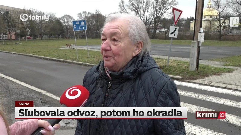 Sľubovala odvoz, potom ho okradla