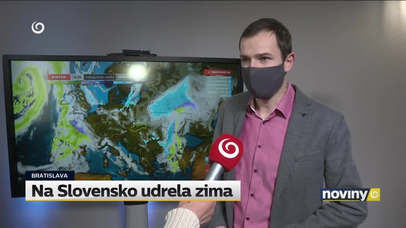 Na Slovensko udrela zima