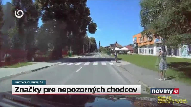 Značky pre nepozorných chodcov