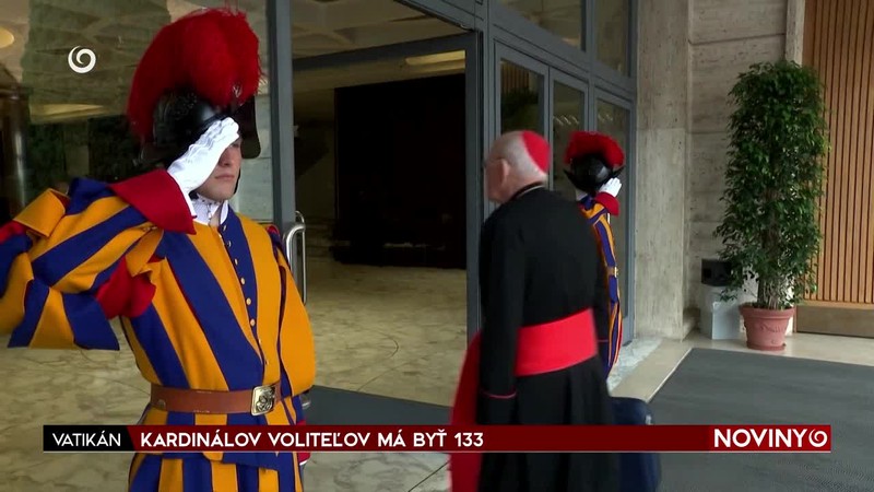 KARDINÁLOV VOLITEĽOV MÁ BYŤ 133