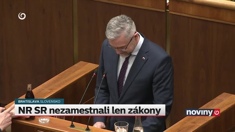 NR SR nezamestnali len zákony