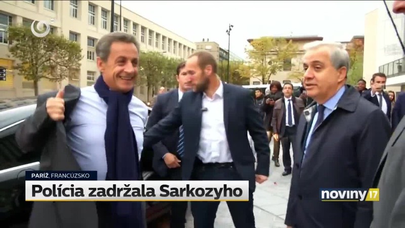 Polícia zadržala Sarkozyho