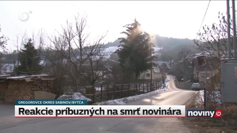 Reakcie príbuzných na smrť novinára