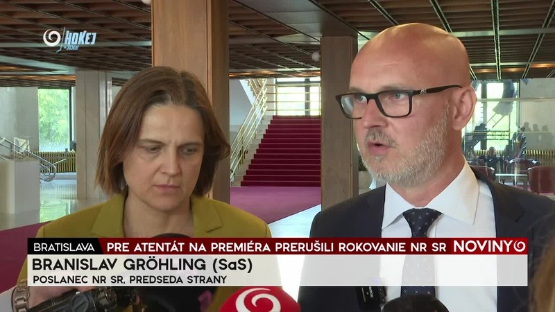 PRE ATENTÁT NA PREMIÉRA PRERUŠILI ROKOVANIE NR SR