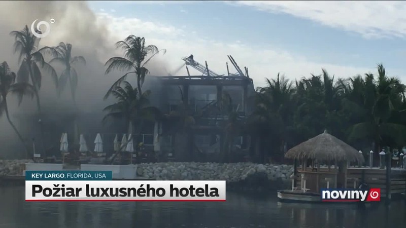Požiar luxusného hotela