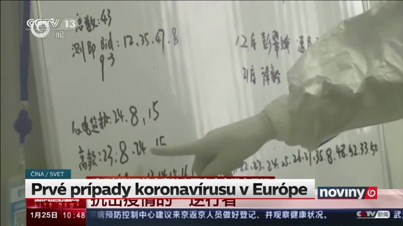 Prvé prípady koronavírusu v Európe