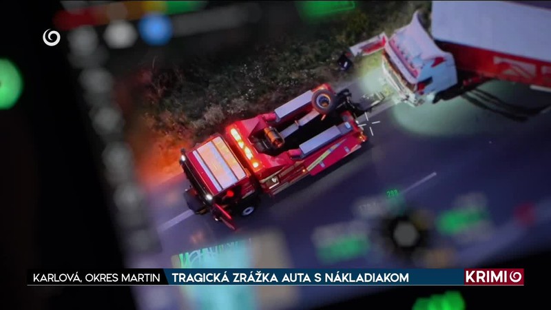 TRAGICKÁ ZRÁŽKA AUTA S NÁKLADIAKOM