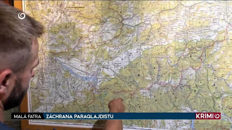 ZÁCHRANA PARAGLAJDISTU