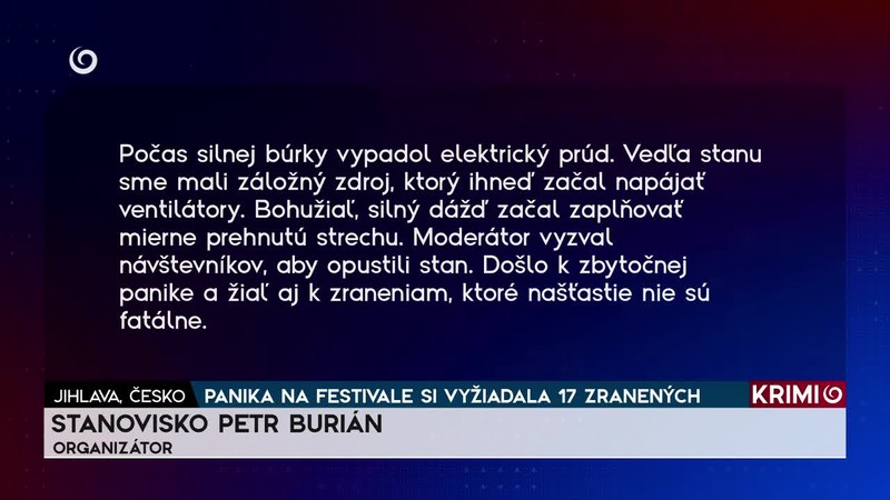 PANIKA NA FESTIVALE SI VYŽIADALA 17 ZRANENÝCH